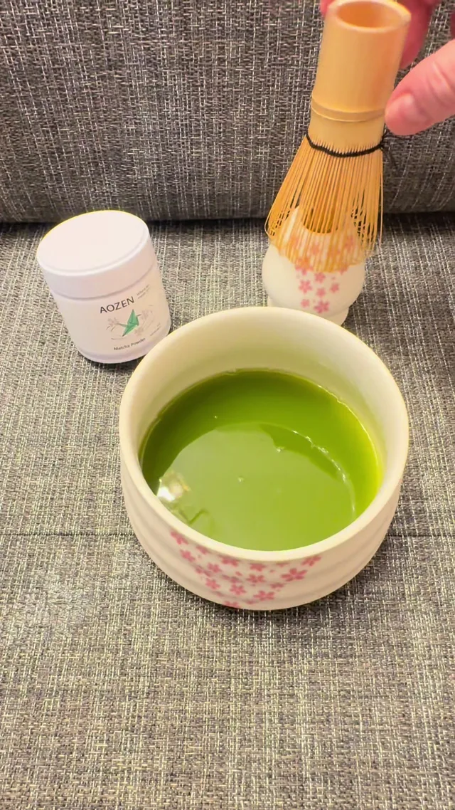 Jamielee’s AOZEN short featuring Matcha & Bamboo Whisk Set