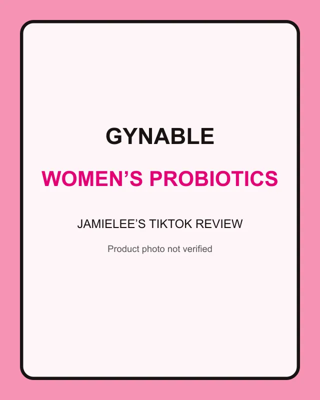 Gynable Women’s Probiotics — product photo